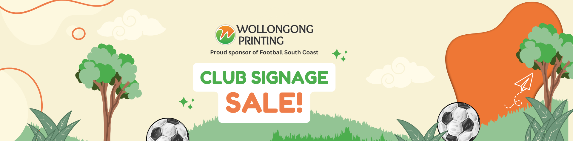 Club Signage Sale Banner