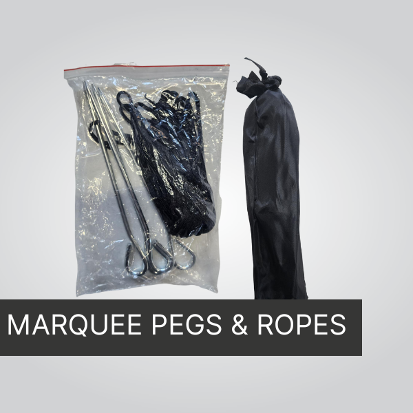 MARQUEE ROPES & PEGS SET