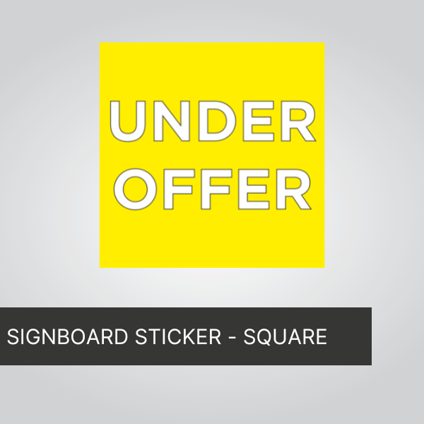 SIGNBOARD STICKERS - SQUARE