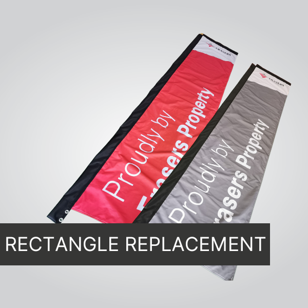 REPLACEMENT RECTANGLE FLAG