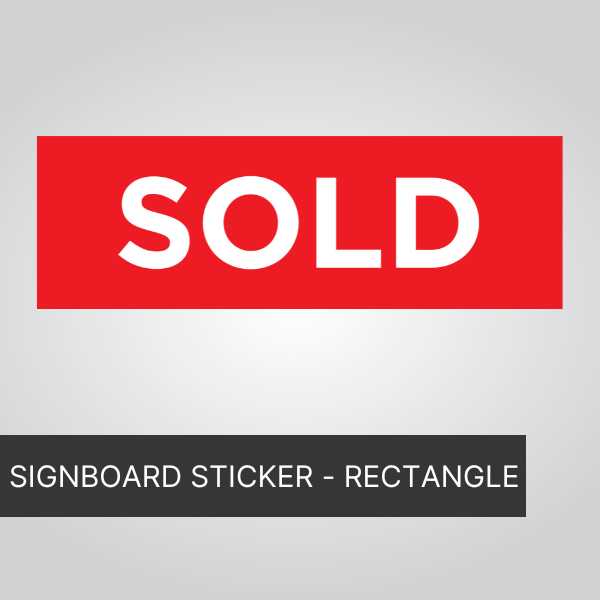 SIGNBOARD STICKERS - RECTANGLE